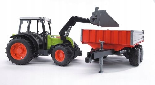 Traktor Claas Nectis 267F z ładowarką i przyczepą na Arena.pl