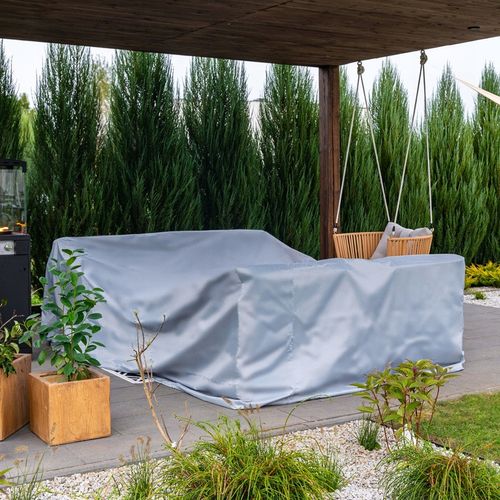 DUŻY POKROWIEC NA MEBLE OGRODOWE KAWOWE 280X180X100 CM ETUI NA ZESTAW na Arena.pl