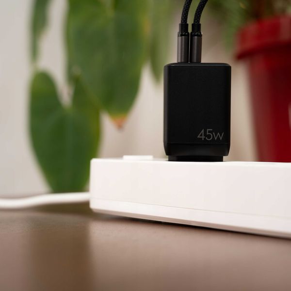 Spacecase Usb Charger 45W Gan Sc006B Black zdjęcie 5
