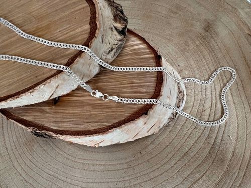 ŁAŃCUSZEK SREBRNY MĘSKI ROMBO 50cm SREBRO pełne 925 DLA NIEGO NA PREZENT na Arena.pl