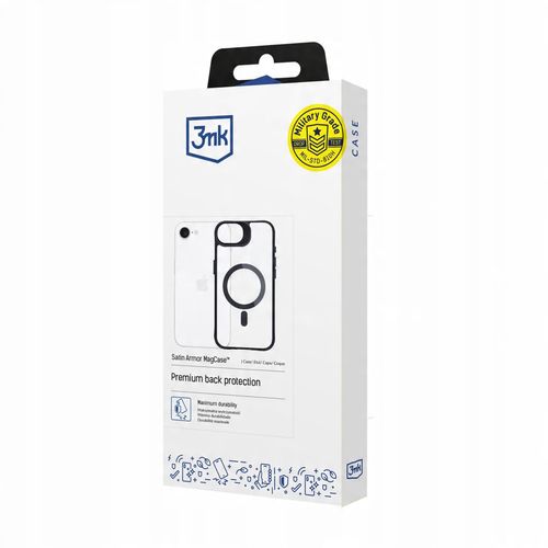 Etui z MagSafe na Apple iPhone 16E - 3mk Satin Armor MagCase na Arena.pl