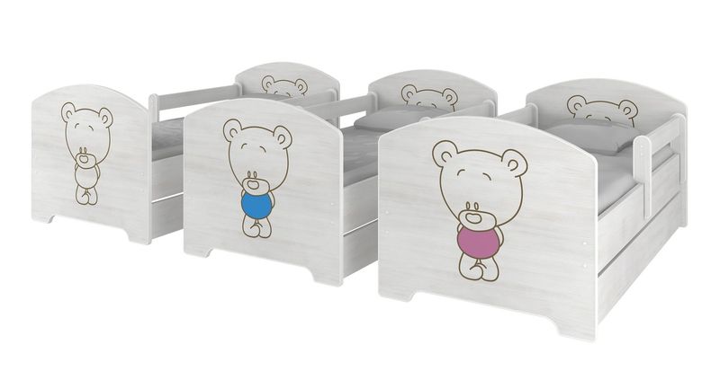 Łóżko dziecięce OSKAR BABY BOO 140x70 szuflada GRAWER WZORY!! zdjęcie 6