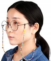 Elegancki Kolorowy Letni Łańcuszek Do Okularów