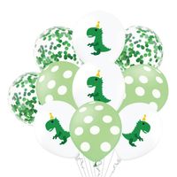 zestaw balonów dinozaury 10szt. urodziny smok