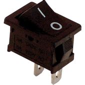 Przełącznik kołyskowy czarny 250V TES-34 TRACON