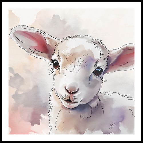 Plakat 90x90cm Mała Owieczka na Arena.pl