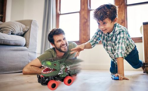AUTO ZDALNIE STEROWANE SAMOCHÓD DINOZAUR RC LED na Arena.pl