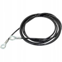 LINKA STALOWA do ATLASU w OPLOCIE z PCV 5mm 256cm Oczko ENERO FIT