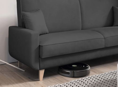 Wersalka Rozkładana Nemo Ciemnoszara na Arena.pl