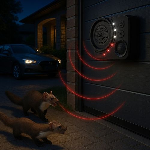 ODSTRASZACZ GRYZONI KUNY MYSZY MOCNY CZUJNIK RUCHU RIWALL RSK-01 na Arena.pl