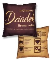 poduszka kolorowa 35x35 dziadek   s190