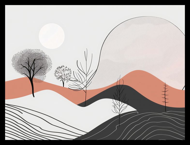 Plakat 40x30cm Półcień Widoku zdjęcie 2