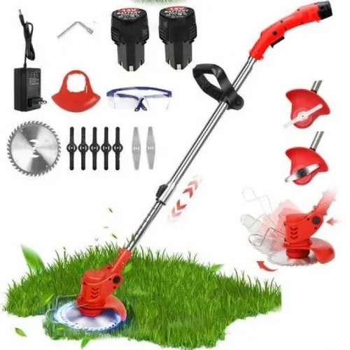 TELESKOPOWA ELEKTRYCZNA BEZPRZEWODOWA PODKASZARKA 650 W MOCNA+2*3000mAh AKU na Arena.pl