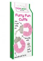 furry fun cuffs pink