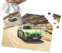 PUZZLE TRADYCYJNE - SUPER SAMOCHODY MERCEDES MEGA WZORY 35el + WORECZEK