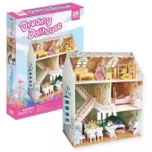 Puzzle 3D 160 elementów. Domek dla lalek