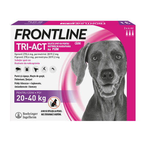frontline tri-act dla psów 3x4ml na Arena.pl
