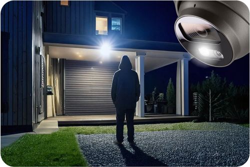 Kamera IP do Monitoringu PoE 8MPx 4K ULTRA HD SZARA 2.8mm + AUDIO, IP67 na Arena.pl