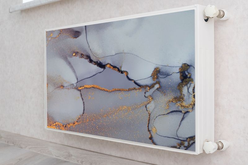 Osłona MAGNETYCZNA Grzejnika Wzór Marmuru Abstrakcja 120cm x 60cm zdjęcie 4