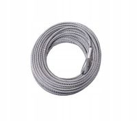 Lina stalowa 6,5mm x 15 m wyciągarki ATV 4500 lbs