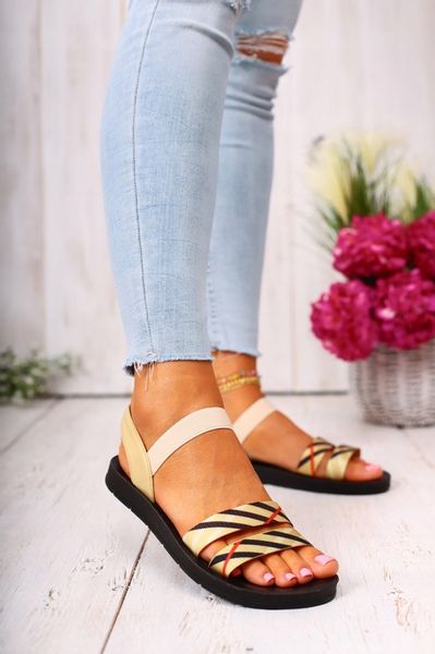 SANDAŁY DAMSKIE SPORTOWE BEŻOWE WYGODNE NA LATO zdjęcie 3