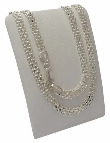 Naszyjnik Srebrny Bismark Diamentowany 4,60 mm pr 925 Grawer Gratis na Arena.pl