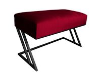 Ławka ZETA LOFT MG31 pufa podnóżek metal