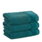 Ręcznik Sibel 07 30X50 cm ciemnoturkusowy bawełna frotte chłonny