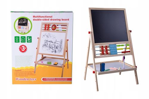 TABLICA DREWNIANA DWUSTRONNA KREDOWA MAGNETYCZNA na Arena.pl