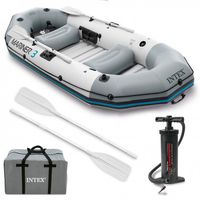 PONTON INTEX MARINER 3 PVC DLA 3 OSÓB SYATEM 3 KOMORY WIOSŁA