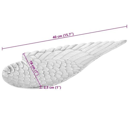 Kosz na owoce 2 pcs Srebrny 40 x 18 x 4 cm Aluminium na Arena.pl