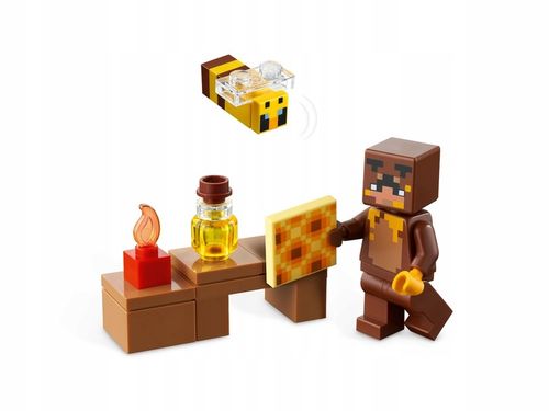 LEGO Minecraft Pszczeli ul 21241 + Plaża zółwi 30432 na Arena.pl
