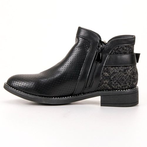 Czarne Botki Snake Print r.40 na Arena.pl