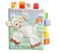 KX6573 Ksiazeczka sensoryczna gryzak metki owiecz