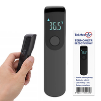 TERMOMETR BEZDOTYKOWY NA PODCZERWIEŃ LCD ELEKTRONICZNY CYFROWY CERTYFIKAT