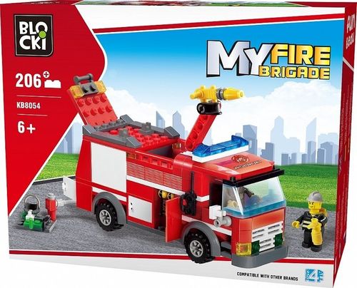 Blocki Klocki MyFireBrigde 206 elementów - Auto strażackie na Arena.pl