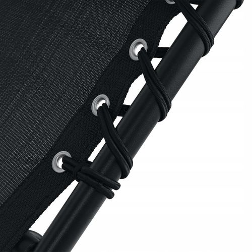 LEŻAK OGRODOWY Leżanka na PLAŻĘ CZARNY Regulowany KIESZONKA Tadar 4 pozycje na Arena.pl