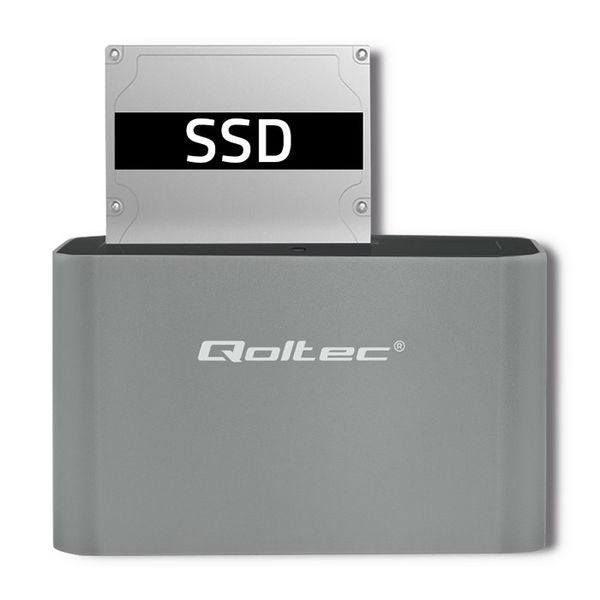Qoltec Stacja dokująca dysków HDD/SDD | 2.5"/3.5" SATA | USB 3.0 zdjęcie 4