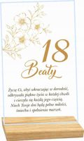 STATUETKA RAMKA 18 urodziny spersonalizowany prezent pamiątka nadruk UV