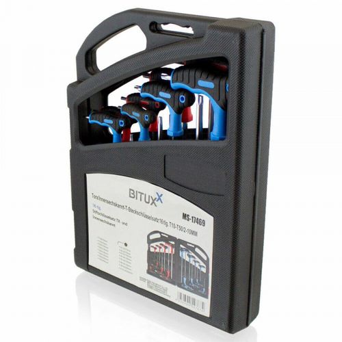 17469 Zestaw kluczy sześciokątnych "T" 16 elementów imbus torx na Arena.pl