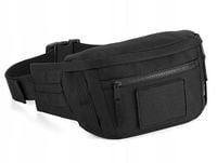 SASZETKA NERKA BIODROWA NA RAMIĘ DUŻA SZEROKI PAS CZARNA