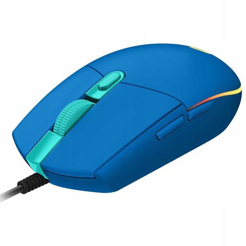 Mysz przewodowa Logitech G203 Lightsync niebieska na Arena.pl
