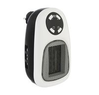 TERMOWENTYLATOR 500W PODRÓŻ MAŁY LEKKI CZARNO-BIAŁY