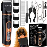 Maszynka Do Strzyżenia Psów - Bezpieczny Trymer Dla Psa Do Łap Zestaw Alpha