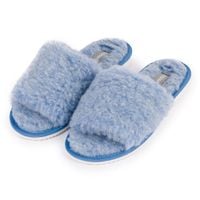 Kapcie Pantofle Damskie Wygodne WEŁNA NATURALNA Eleganckie Klapki Domowe 38