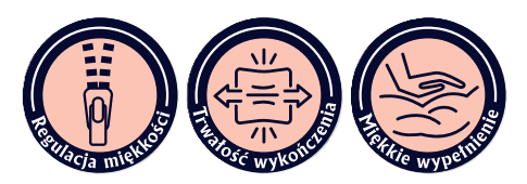 Poduszka 40x45cm CLASSIC COMFORT | Inter Widex | Kremowa na Arena.pl