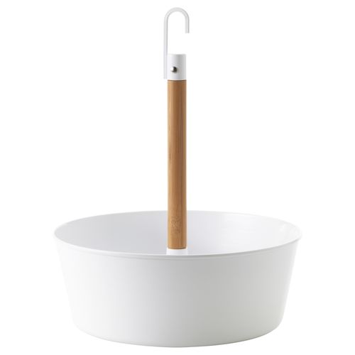 IKEA BITTERGURKA Wisząca doniczka, biała na Arena.pl