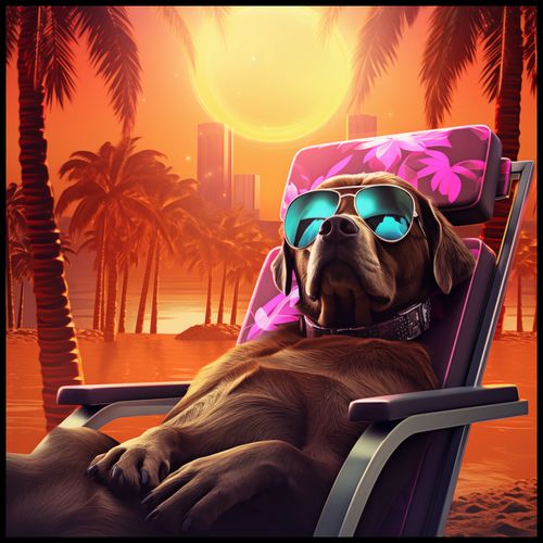 Plakat 90x90cm Lato w Stylu na Arena.pl