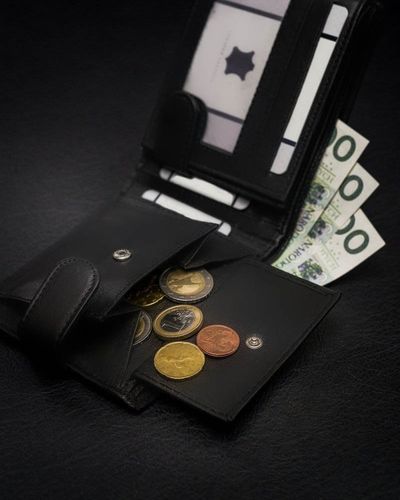 Portfel Męski Skórzany Elegancki Ekoskóra Pojemny na Arena.pl