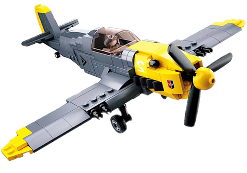 Klocki Wojsko Myśliwiec Messerschmitt BF 109 na Arena.pl